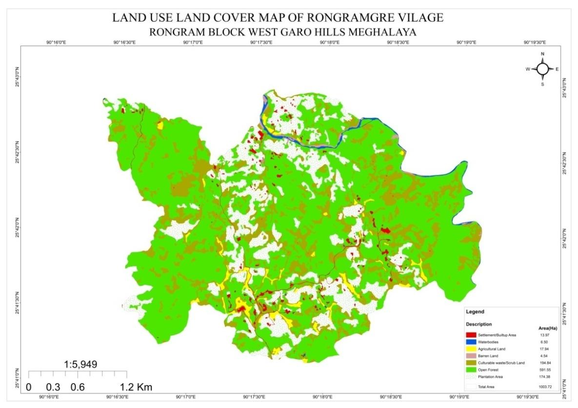 C:\Users\Acer\Desktop\WGH Team Activities\2020\40 CNRMP Villages\Simchi LULC_WGH\Rongramgre_lulc.jpg